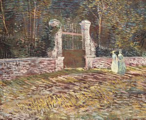 Voyer-d "Argenson Park at Asnieresへの入り口、1887年 作： Vincent van Gogh