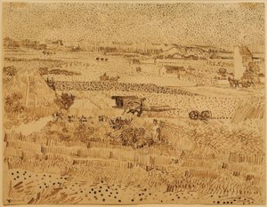 プロヴァンスの収穫 作： Vincent van Gogh