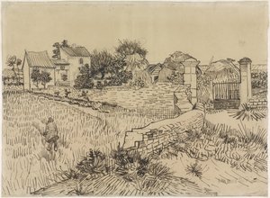 プロヴァンスの農場 作： Vincent van Gogh