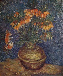 真鍮製の花瓶に咲く花、1887年、1923年 作： Vincent van Gogh