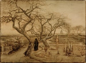 冬の庭 作： Vincent van Gogh