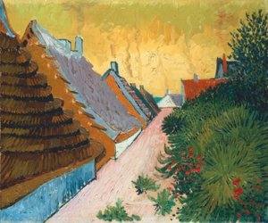サンテ・マリーのガッセ 作： Vincent van Gogh