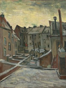 裏から見た家々 作： Vincent van Gogh