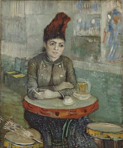 カフェで。ルタンバリンのアゴスティーナセガトーリ、1887-1888年 作： Vincent van Gogh