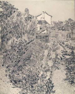 小さなコテージガーデン 作： Vincent van Gogh