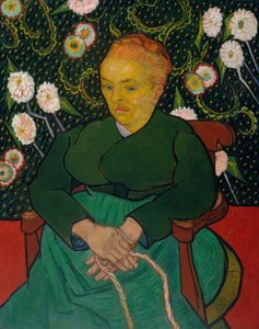 La Berceuse Woman Rocking a Cradle、Augustine-Alix Pellicot Roulin、1851-1930、1889。 作： Vincent van Gogh