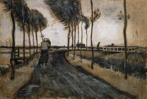 女性と子供のいる風景。女性と子供のいる風景、1883 作： Vincent van Gogh
