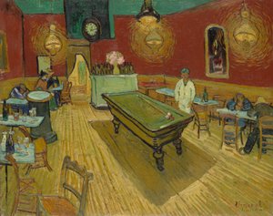 コーヒー？ 夜（ナイトカフェ？） 作： Vincent van Gogh