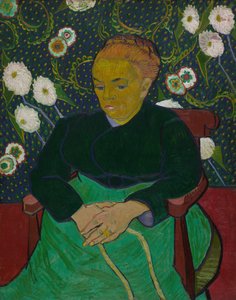 ゆりかごを揺らすマダム・ルーラン La berceuse、1889年。 作： Vincent van Gogh