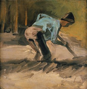 Man at Work、c.1883 作： Vincent van Gogh