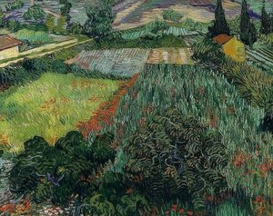 モーンフェルト。 1889 作： Vincent van Gogh