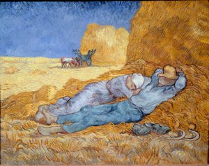 正午、あるいはシエスタ 作： Vincent van Gogh