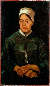 1885年のヌエネンの農民女性 作： Vincent van Gogh