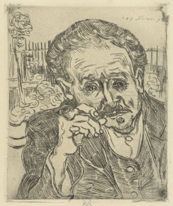 ガシェ博士の肖像 作： Vincent van Gogh