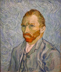 アーティストの肖像 作： Vincent van Gogh