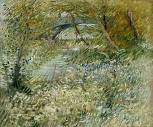 春のセーヌ川岸 作： Vincent van Gogh