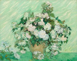 Rosen. 1890 作： Vincent van Gogh