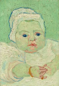 ルーランの赤ちゃん、1888年。 作： Vincent van Gogh