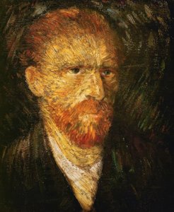 自画像 作： Vincent van Gogh