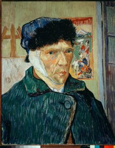 包帯の耳を持つ自画像 作： Vincent van Gogh