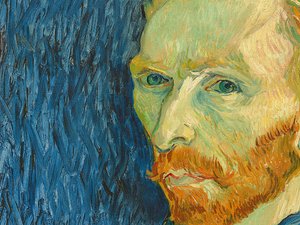 自画像、1889 作： Vincent van Gogh