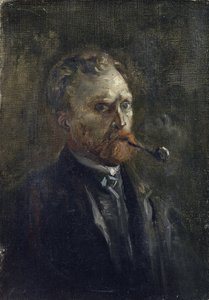自画像 パル・ゴッホ、フィンセント、ファン（1853-1890）。キャンバスに油彩、サイズ：27,2x19 作： Vincent van Gogh