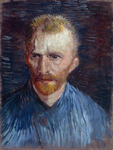 自画像 パル・ゴッホ、フィンセント、ファン（1853-1890）。キャンバスに油彩、サイズ：44,5x33,6 作： Vincent van Gogh