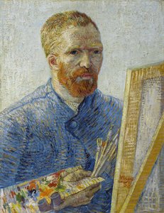 セルフポートレート 作： Vincent van Gogh