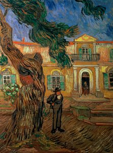 セントポール病院、セントレミー、1889年 作： Vincent van Gogh