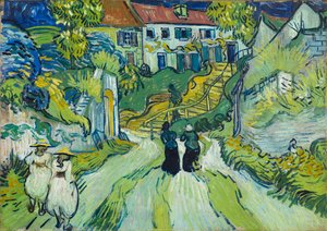 オーヴェルの階段 作： Vincent van Gogh