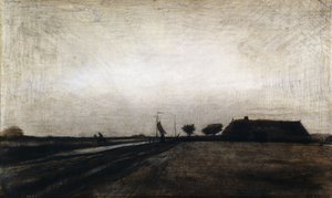 日の出;日の出、1883年 作： Vincent van Gogh