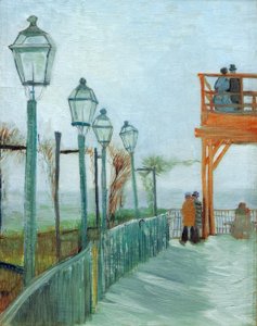 モン・ムーラン・ド・ブルテフィンのテラスと展望台 作： Vincent van Gogh