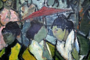 「アルルのアリーナ」、1888年。 作： Vincent van Gogh