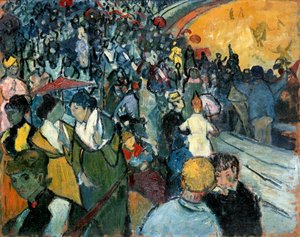 アルルのアリーナ、1888。 作： Vincent van Gogh