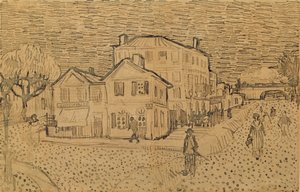 アルルのアーティストの家 作： Vincent van Gogh