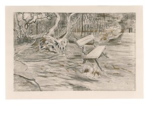 ベンチ、1882 作： Vincent van Gogh