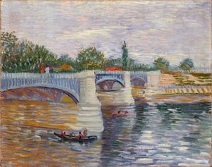 クールブヴォワの橋」 パー・ゴッホ、フィンセント、ファン（1853-1890 作： Vincent van Gogh