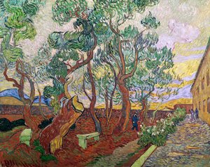 セントポール病院、セントレミーの病院、1889年 作： Vincent van Gogh