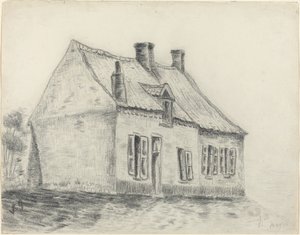 Magrot House、Cuesmes、c。 18791880。 作： Vincent van Gogh