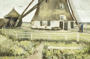 ミル、1881 作： Vincent van Gogh
