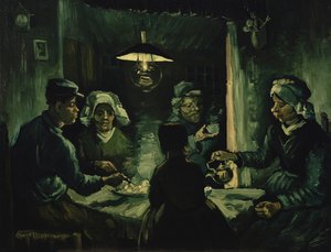 ジャガイモを食べる人 作： Vincent van Gogh