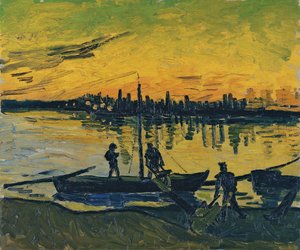 アルルのスティーブドレス、1888 作： Vincent van Gogh