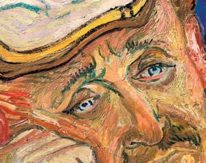 医師のポール・ガシェ氏、詳細 作： Vincent van Gogh