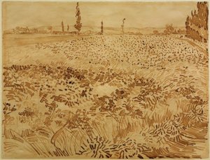 小麦畑 作： Vincent van Gogh