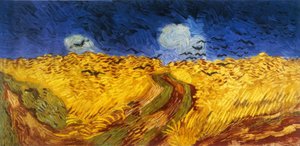 カラスの麦畑 作： Vincent van Gogh