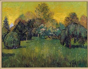 詩人の庭 作： Vincent van Gogh