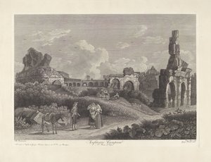 カプアの円形劇場 Anfiteatro Campano a S. Maria di Capua (オブジェクトのタイトル) 作： Vincenzo Alloja