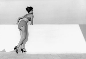 海水浴客、イタリア、1955年頃（ゼラチン・シルバー・プリント）