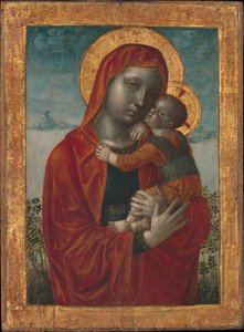 マドンナと子供、ca。 1480。 作： Vincenzo Foppa