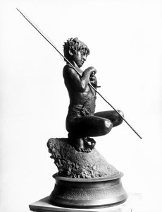 The little fisherman（ブロンズ 作： Vincenzo Gemito